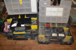 *Two Stanley Storage Cases with Various Fixings, a