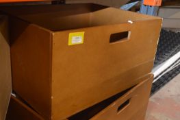 *Three MDF Storage Boxes on Castors