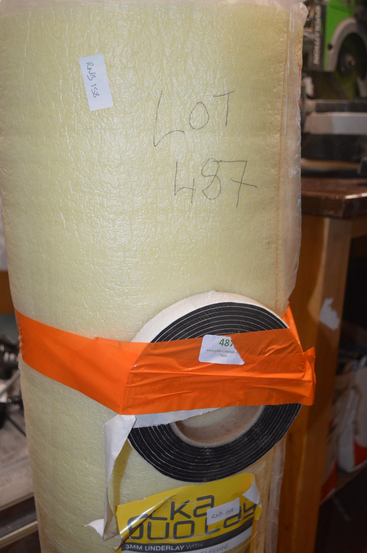 *15m Roll of 3mm Dampproof Membrane, and a Roll of - Image 2 of 3