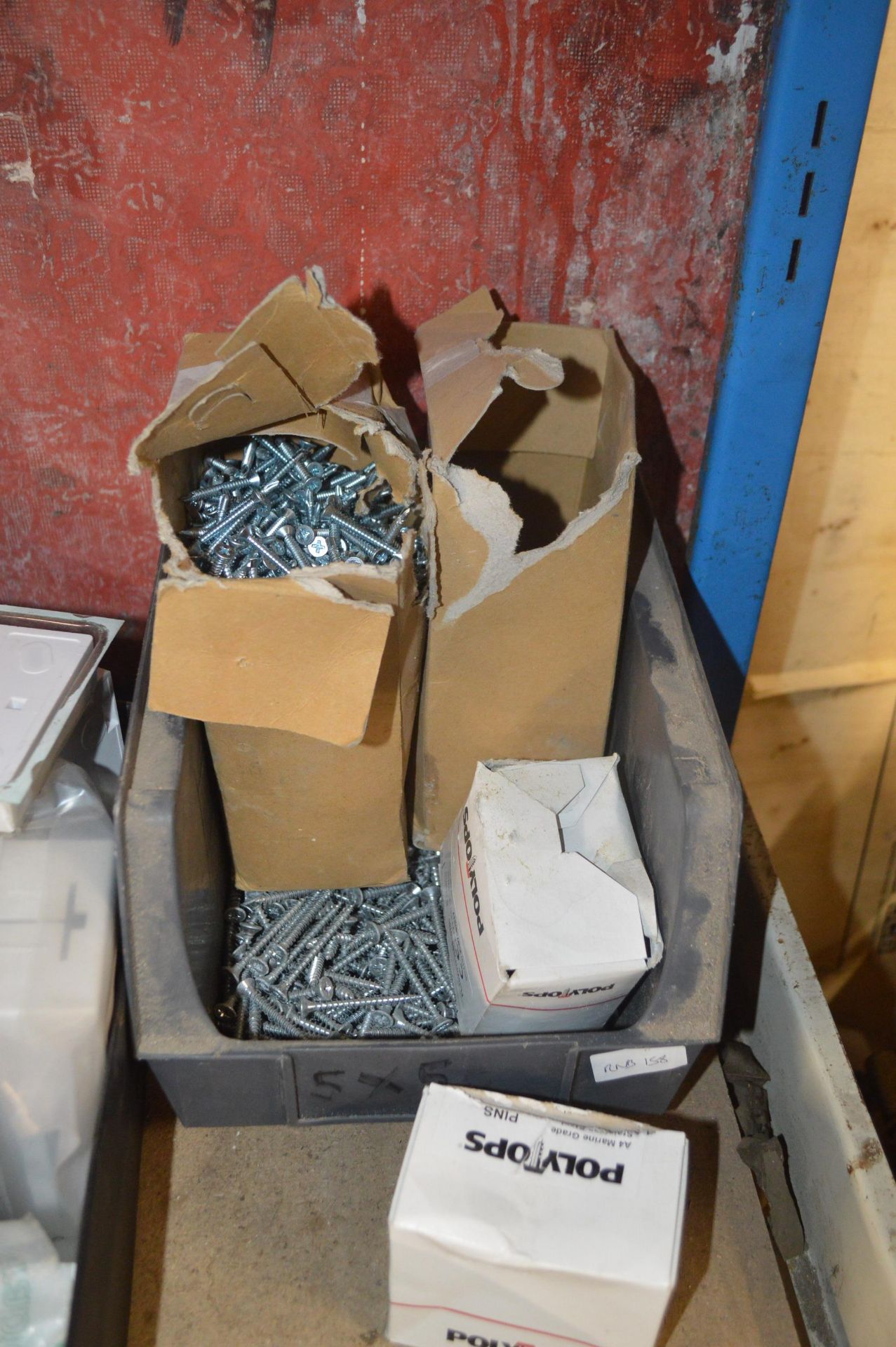 *Four Containers of Various Screws, Letterbox, and an Electrical Back Boxes - Image 6 of 6