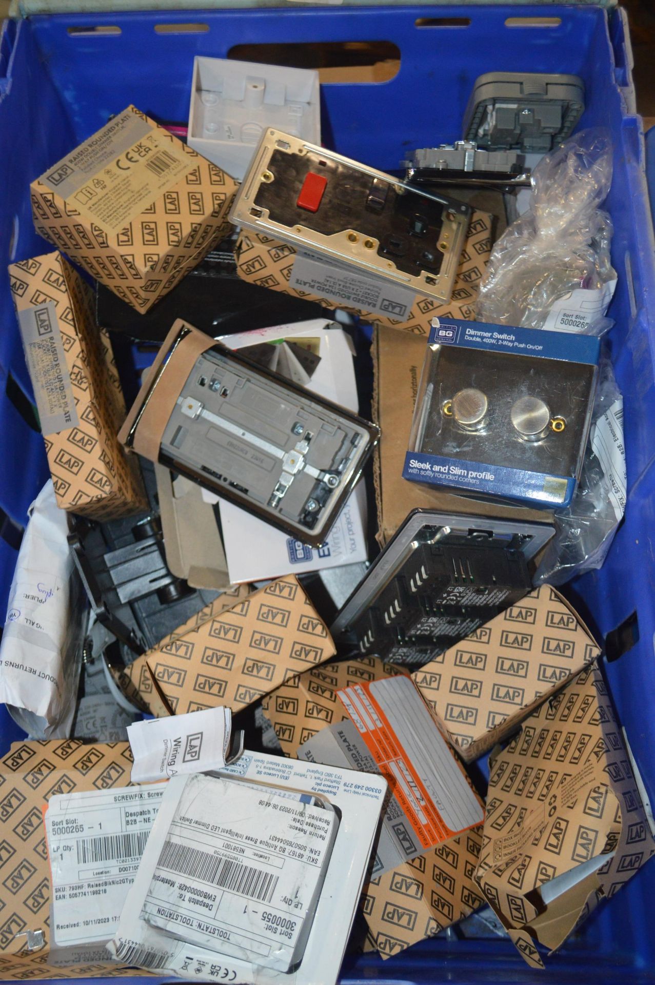 *Assorted Sockets, Outdoor Sockets, Light Switches, etc. (Box not included) - Image 3 of 4