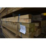 *Assorted 1.5m and 1.8m Lengths of 47x47mm Sawn Green Treated Timber (~200m total)