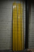*~22 Yellow Timber Measuring Staffs (4.8m average height)