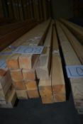 *One 4.8m, One 1.8m and Twelve 4.5m Lengths of 45x45mm PSE Red Wood