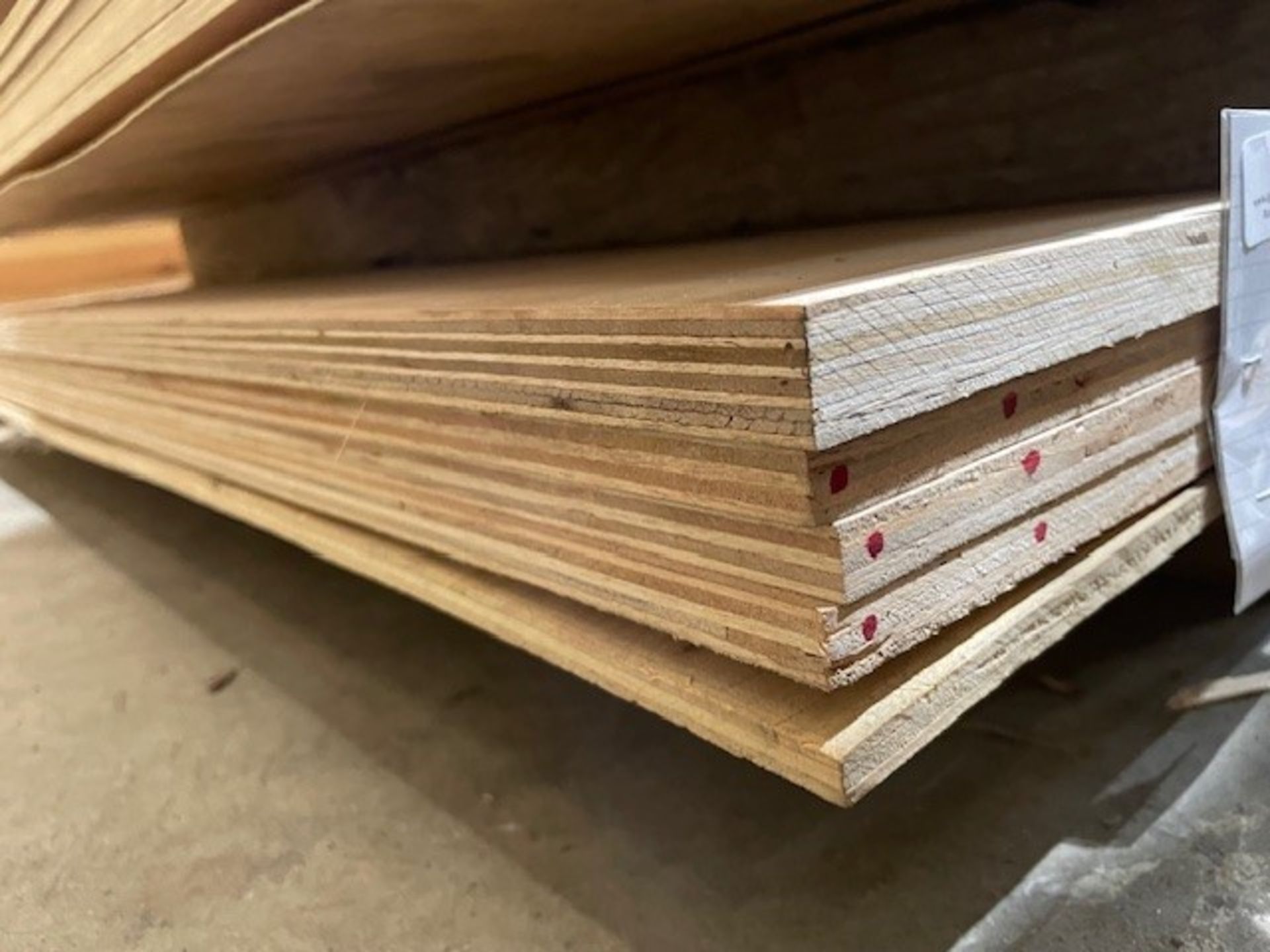 *Three 2440x1220x12mm Exterior Hardwood Face Plywood - Image 2 of 2