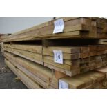 *~50 3.6m Lengths of 38x100mm Sawn Green Treated Timber