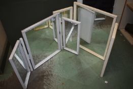 *Two Three Section Dressing Table Mirrors