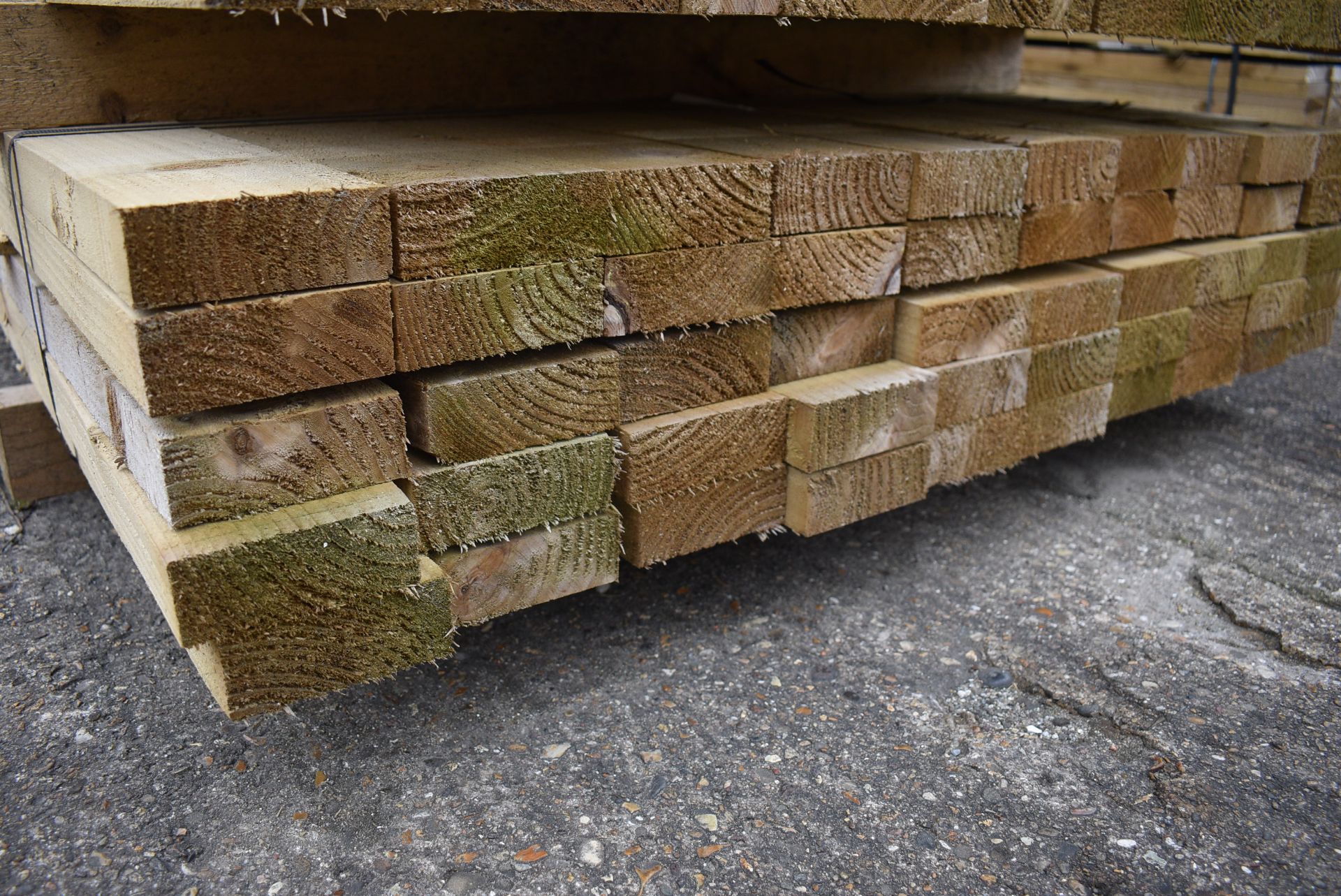 *~50 3.6m Lengths of 38x100mm Sawn Green Treated Timber - Image 2 of 2