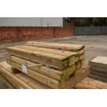 *1.2m Lengths of 22x100mm Sawn Green Treated Fence Boards