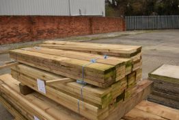 *1.2m Lengths of 22x100mm Sawn Green Treated Fence Boards