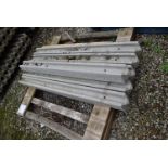 *Six 5ft Slotted Concrete Posts