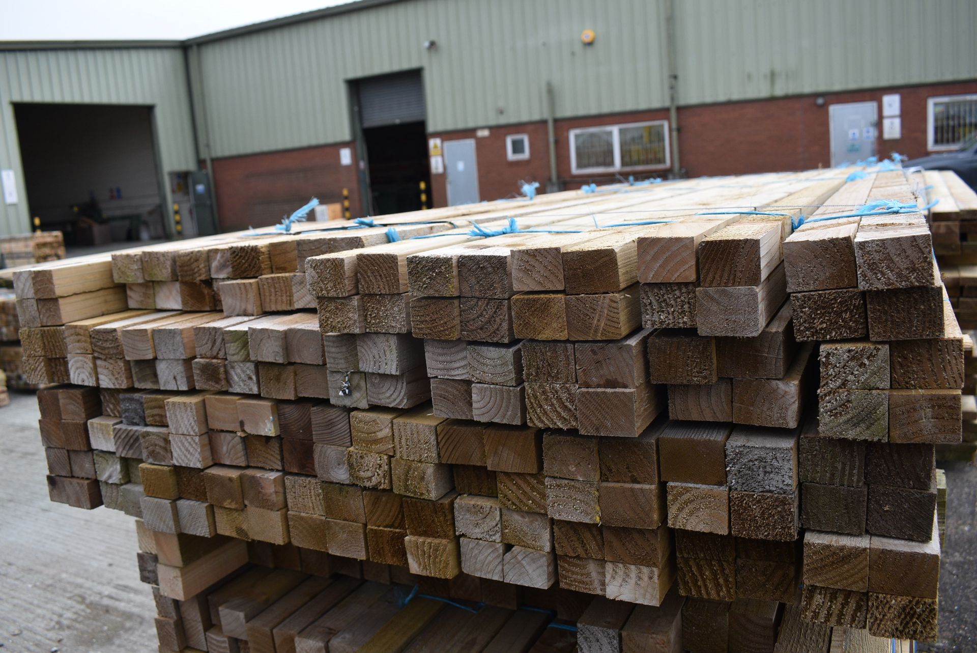 *Assorted 2.1m and 2.4m Lengths of 36x47mm Sawn Green Treated Timber (~370m total) - Image 2 of 2