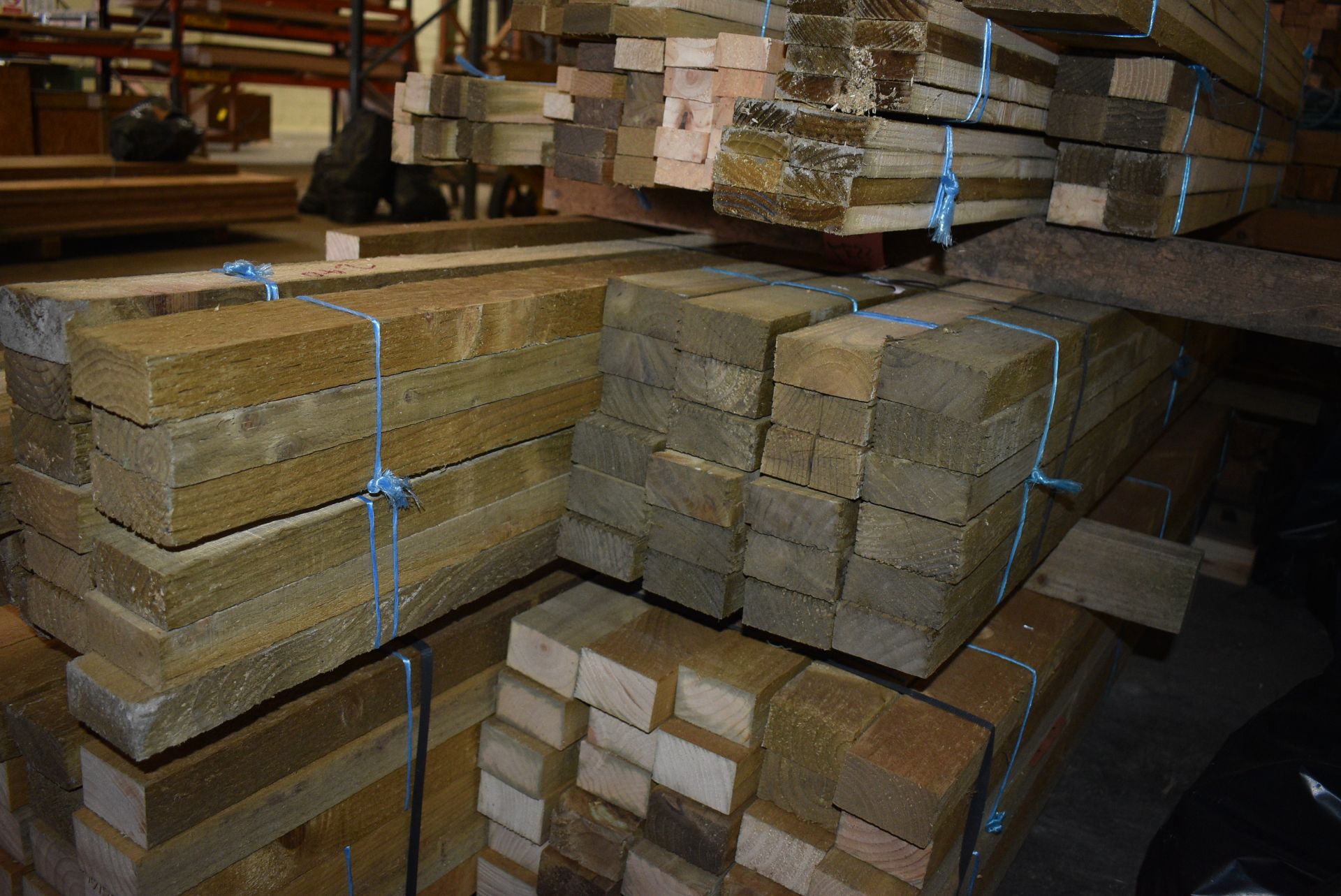 *Assorted 2.1m and 2.4m Lengths of 36x36mm and 36x75mm Sawn Part Treated Timber