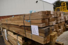 *Assorted 2.1m and 2.4m Lengths of 36x47mm Sawn Green Treated Timber (~370m total)