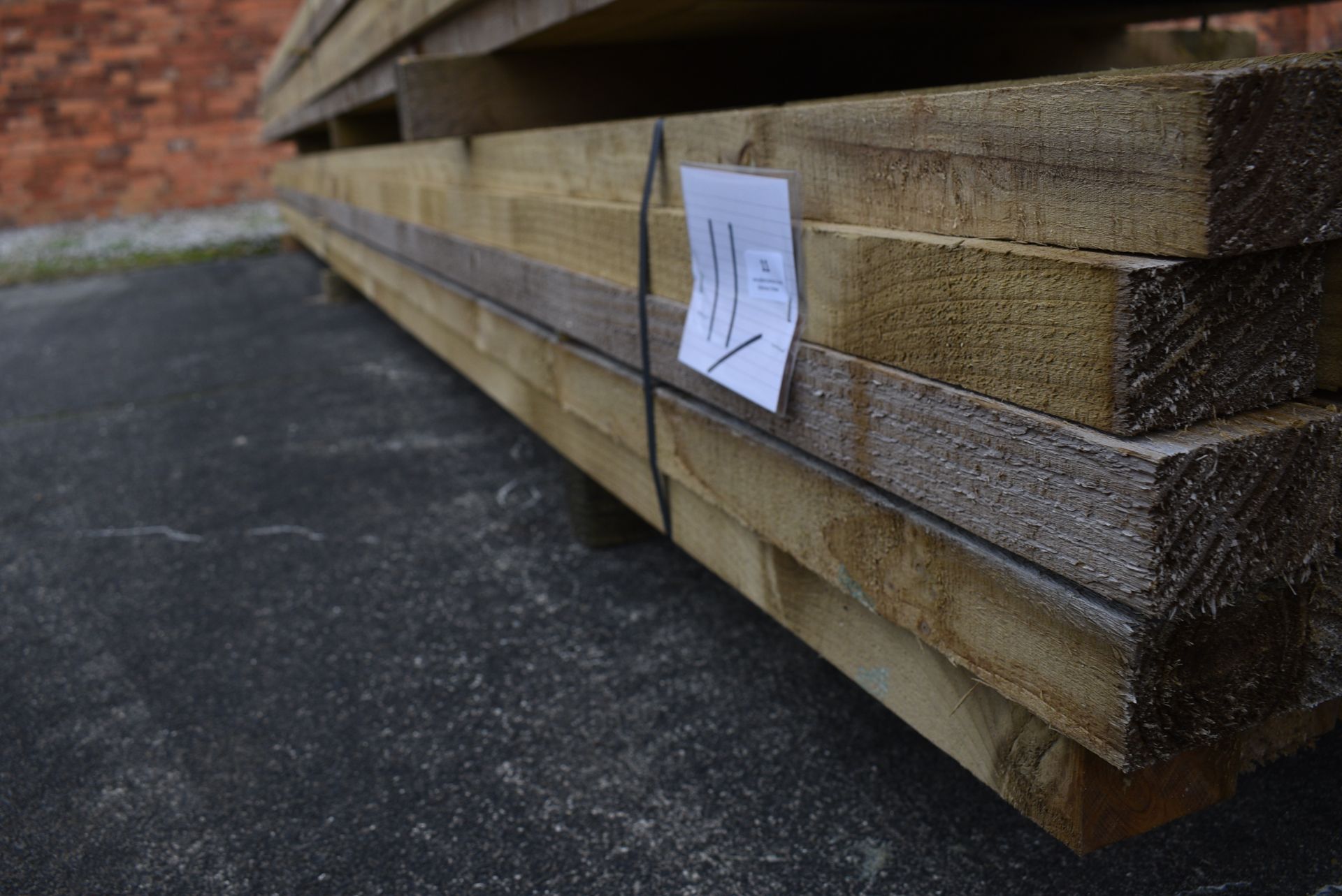 *~50 4.8m Lengths of 47x75mm Sawn Green Treated Timber