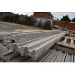 *Five 9ft Slotted Concrete Intermediate Posts