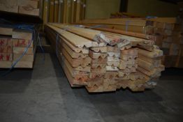 *35 5.4m and 40 4.5m Lengths of 20x57mm Tours Architrave Red Wood