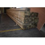 *~57 4.8m Lengths of 45x70mm Green Treated Timbers with Rounded Corners (~270m total)