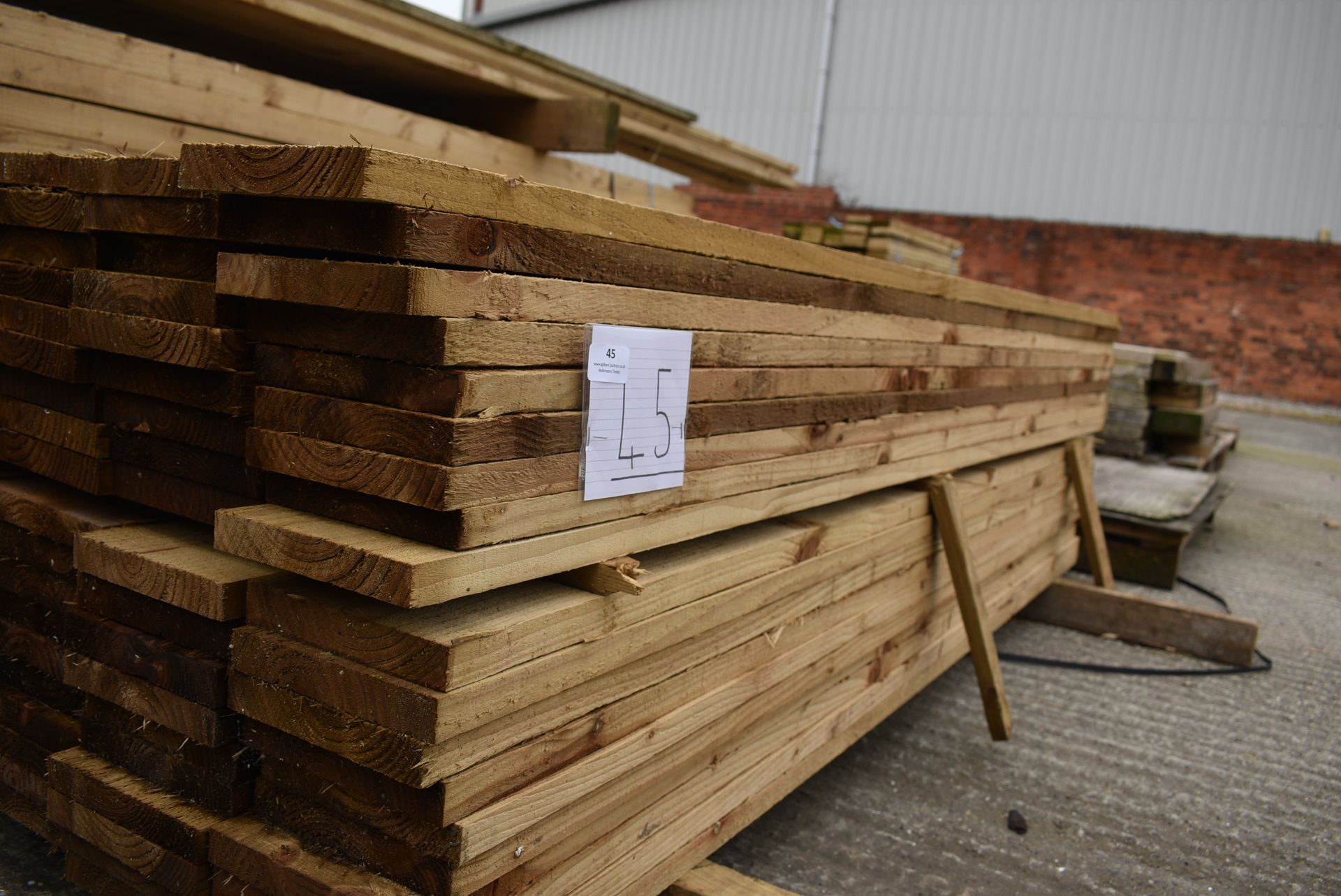 *1.8m Lengths of 22x150mm Sawn Green Treated Fence Boards