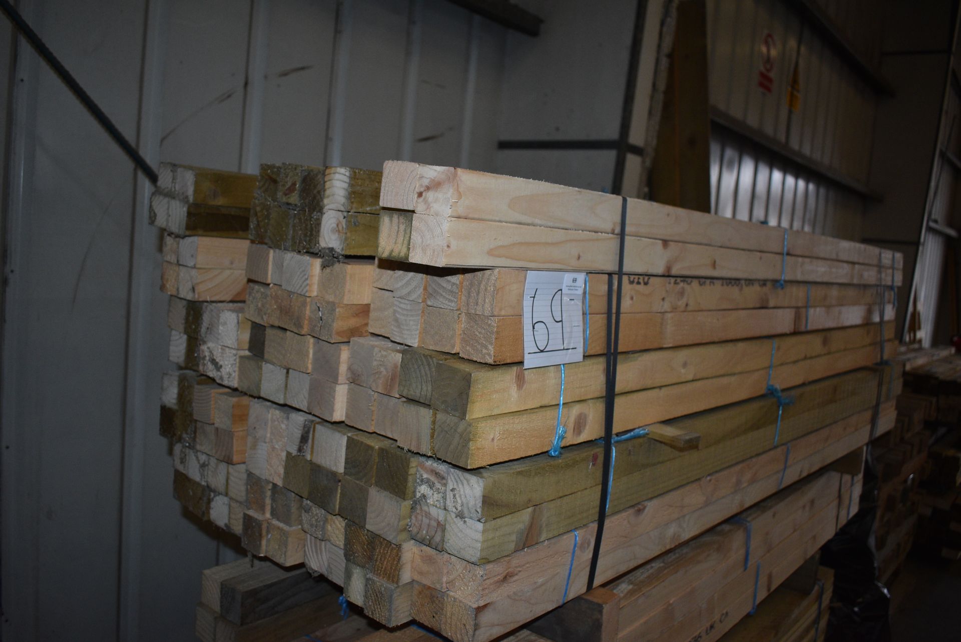 *Assorted 1.2m, 1.5m, and 1.8m Lengths of 47x47mm Timber (~200m total)