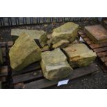 *Pallet of Sandstone Rocks