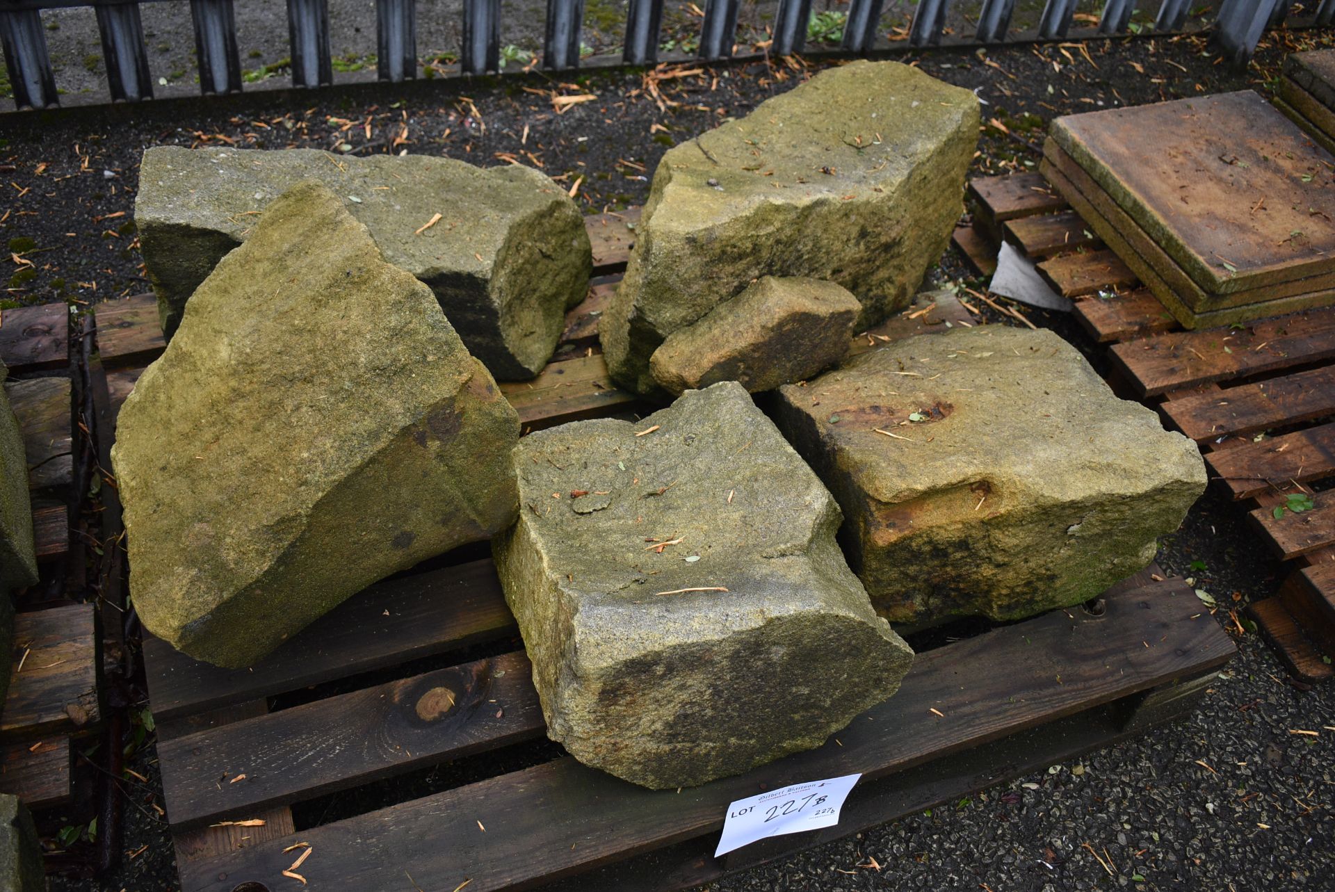 *Pallet of Sandstone Rocks