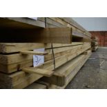 *~50 3.6m Lengths of 38x100mm Sawn Green Treated Timber