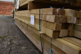 *Assorted 1.8m, 2.1m, and 2.4m Lengths of 47x47mm Sawn Green Treated Timber (~360m total)