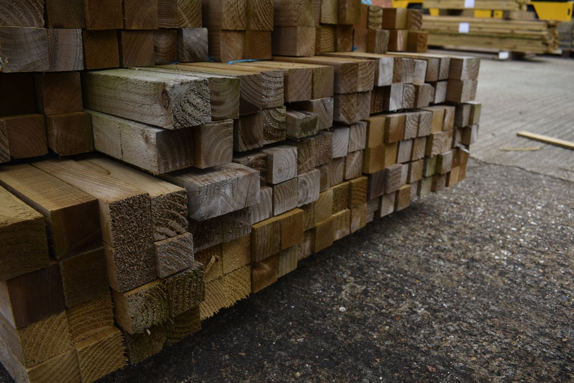 *Assorted 1.8m, 2.1m, and 2.4m Lengths of 47x47mm Sawn Green Treated Timber (~360m total) - Image 2 of 2