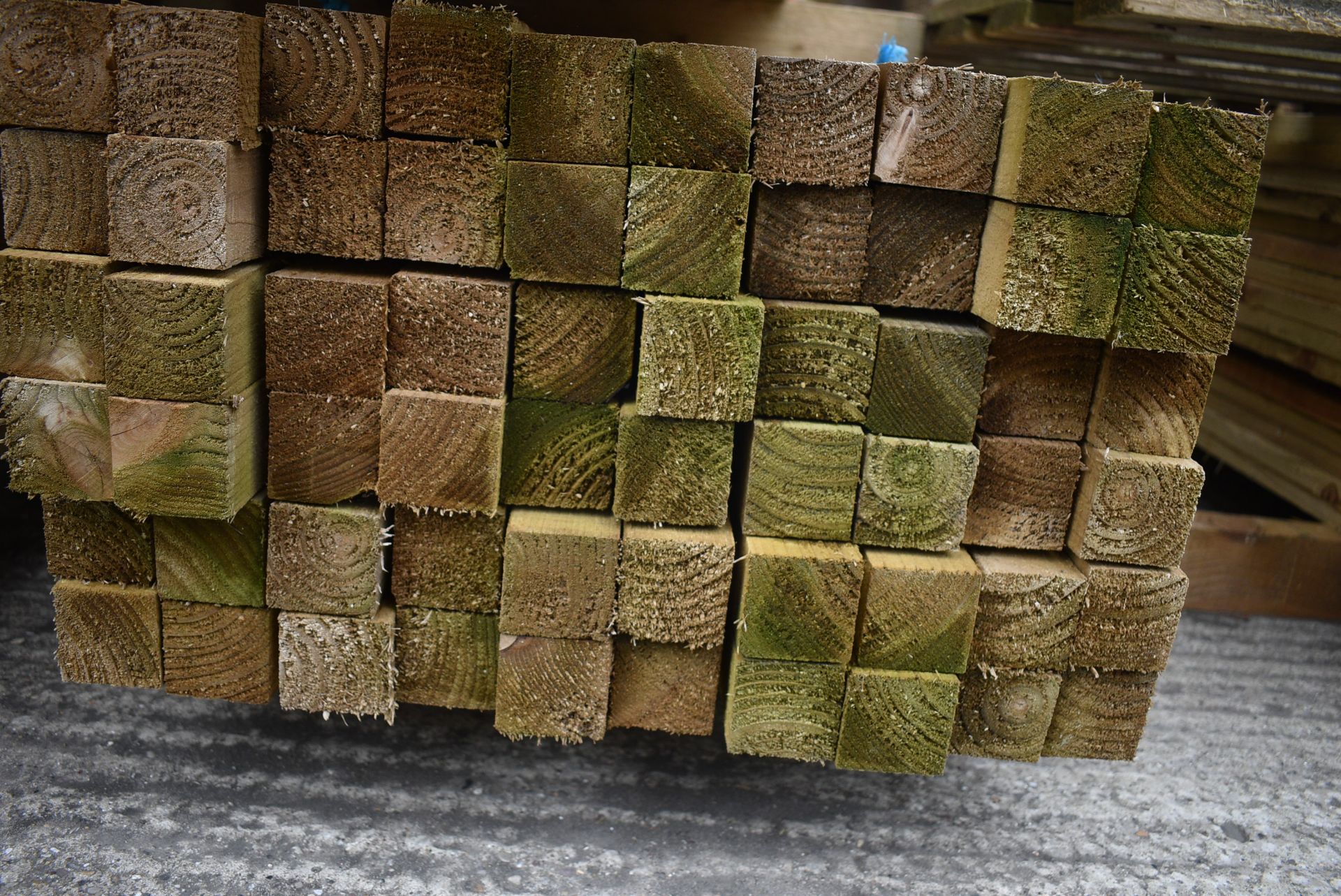 *~60 4.8m Lengths of 47x47mm Sawn Green Treated Timber - Image 2 of 2