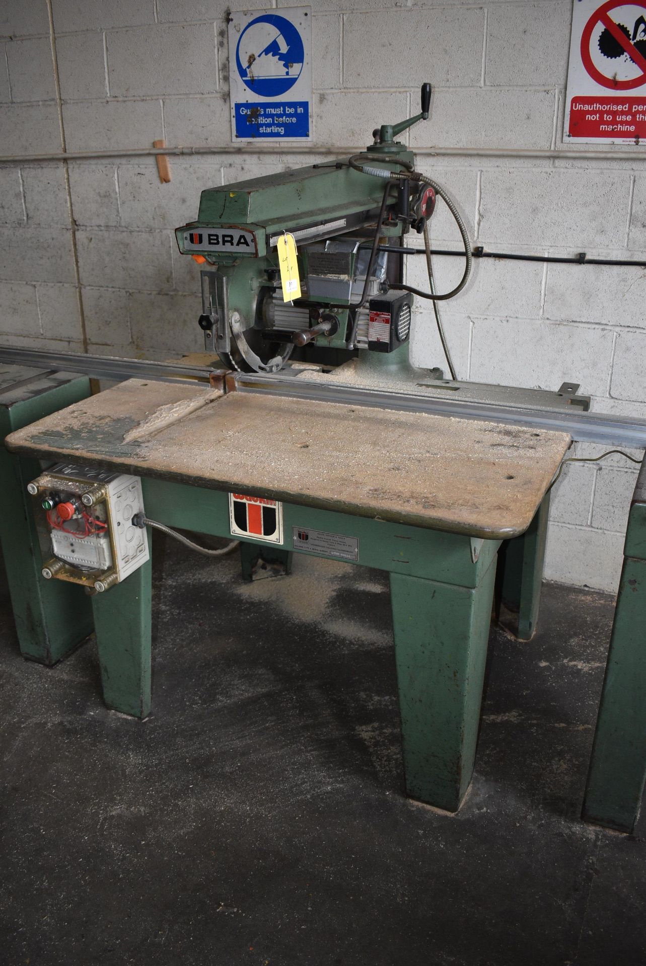 *Wadkin BRA400 Radial Arm Crosscut Saw