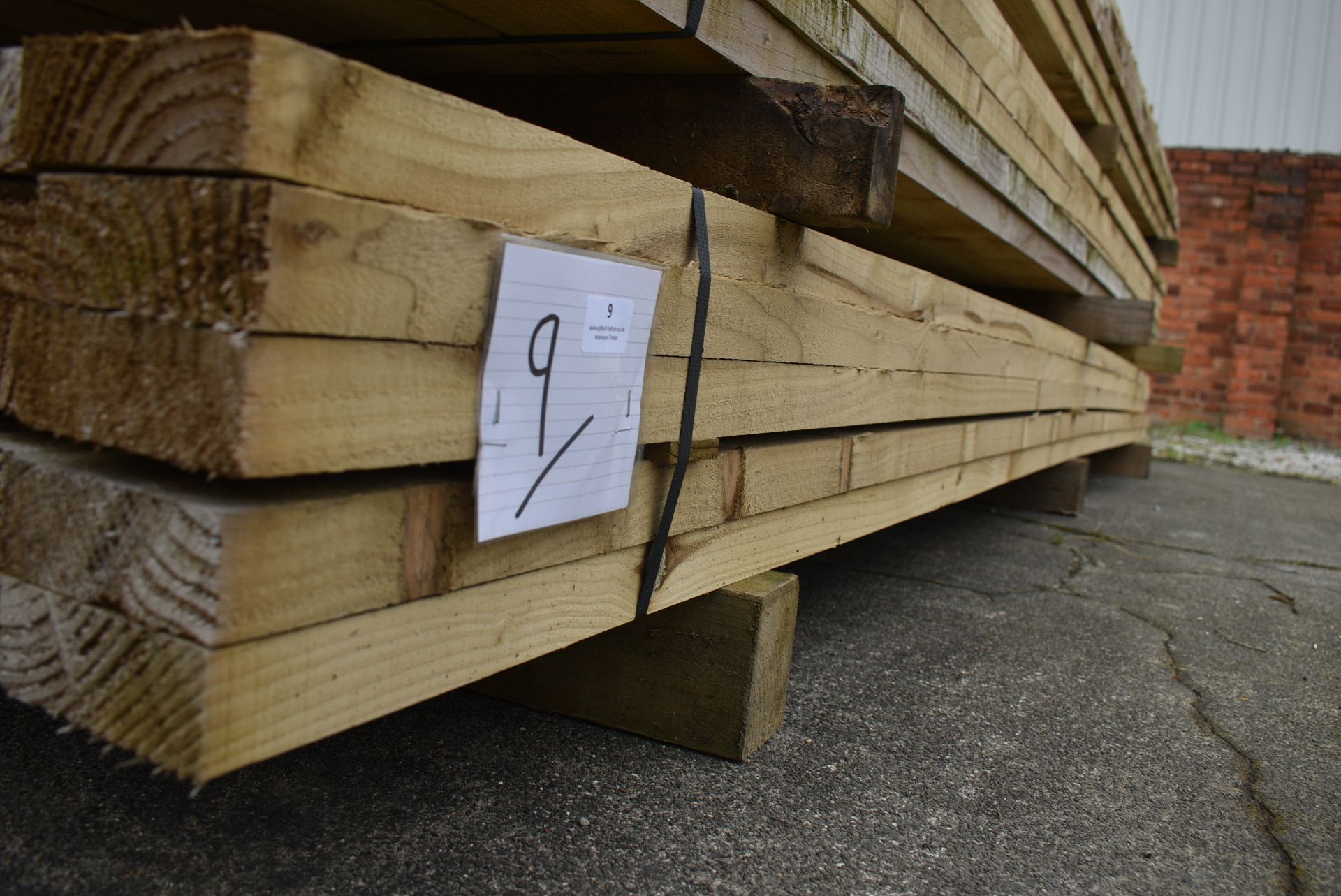 *~50 3.6m Lengths of 38x100mm Sawn Green Treated Timber