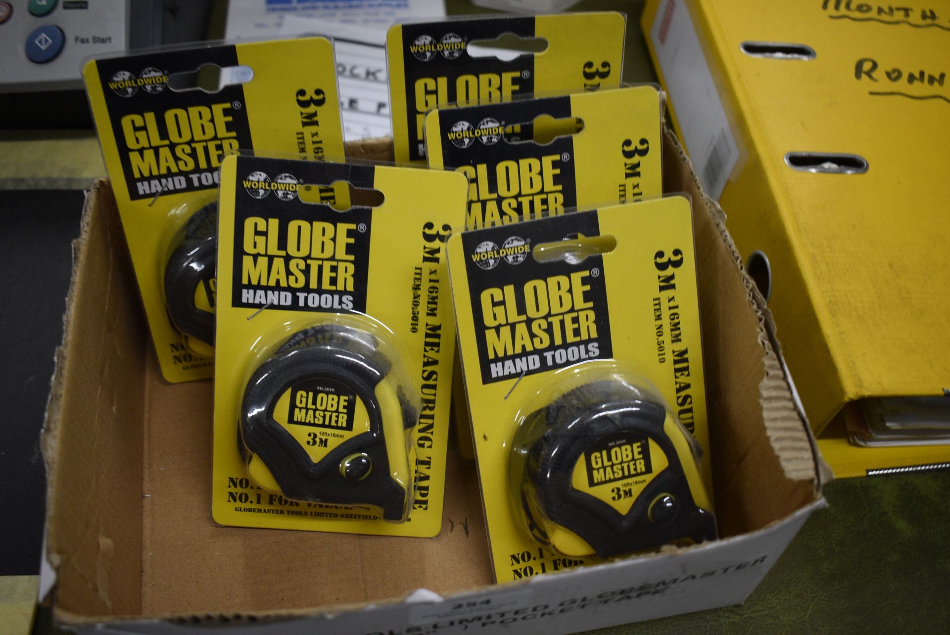 *Five New Globe Master Tape Measures