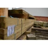*~60 4.8m Lengths of 47x47mm Sawn Green Treated Timber