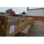 *~48 4.8m Lengths of 47x47mm Sawn Green Treated Timber