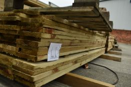 *2.1m Lengths of 22x150mm Sawn Green Treated Fence Boards