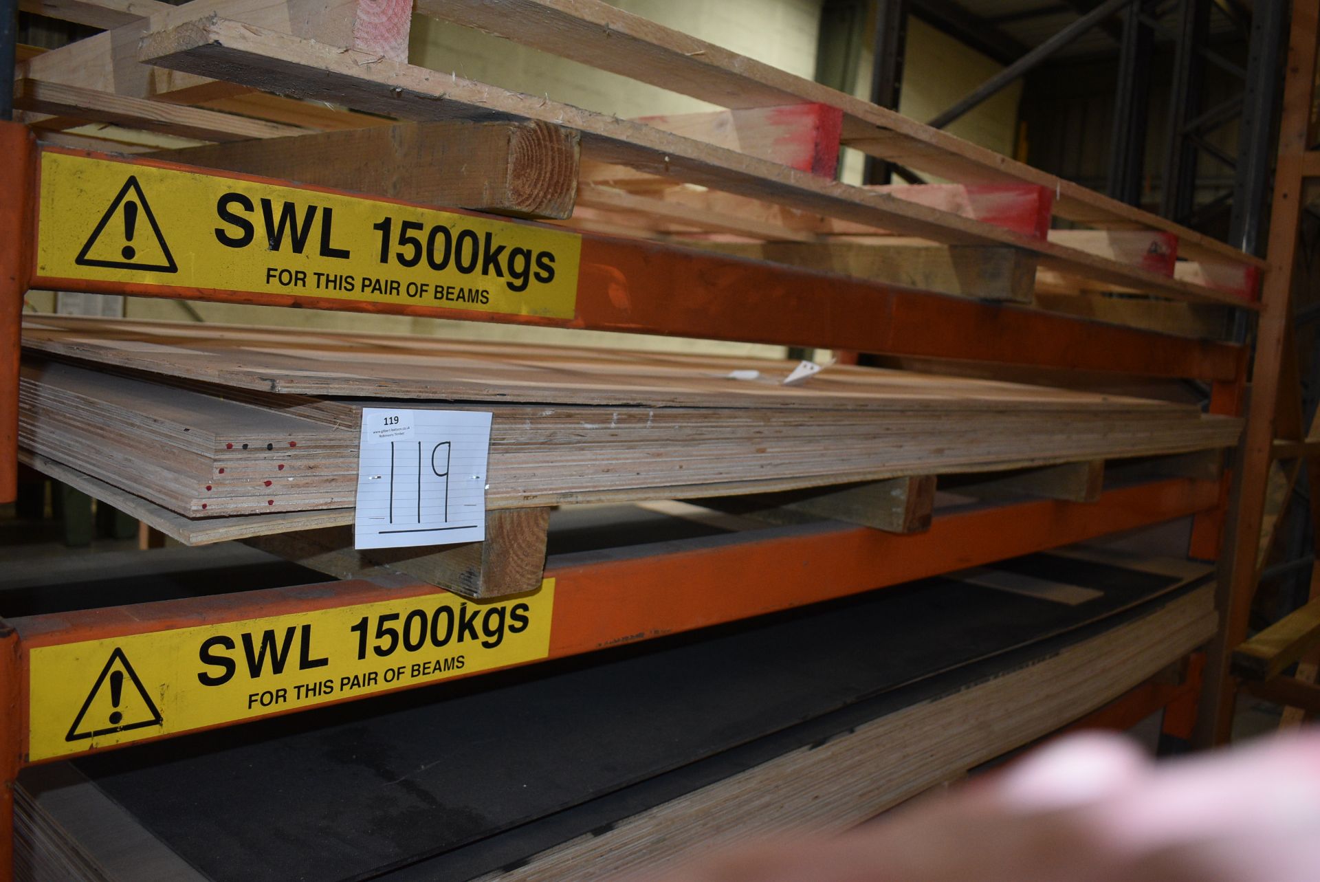 *Three 2440x1220x12mm Exterior Hardwood Face Plywood