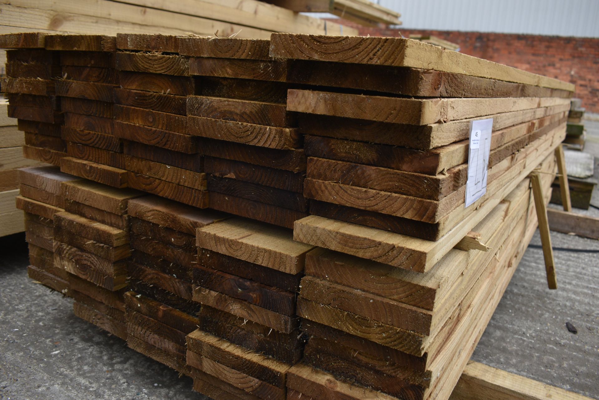 *1.8m Lengths of 22x150mm Sawn Green Treated Fence Boards - Image 2 of 2