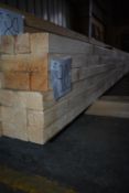 *4.8m Lengths of 45x45mm Timber with Rounded Corners (~42m total)