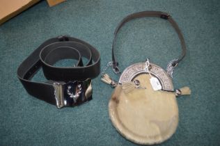 Scottish Sporran and Belt