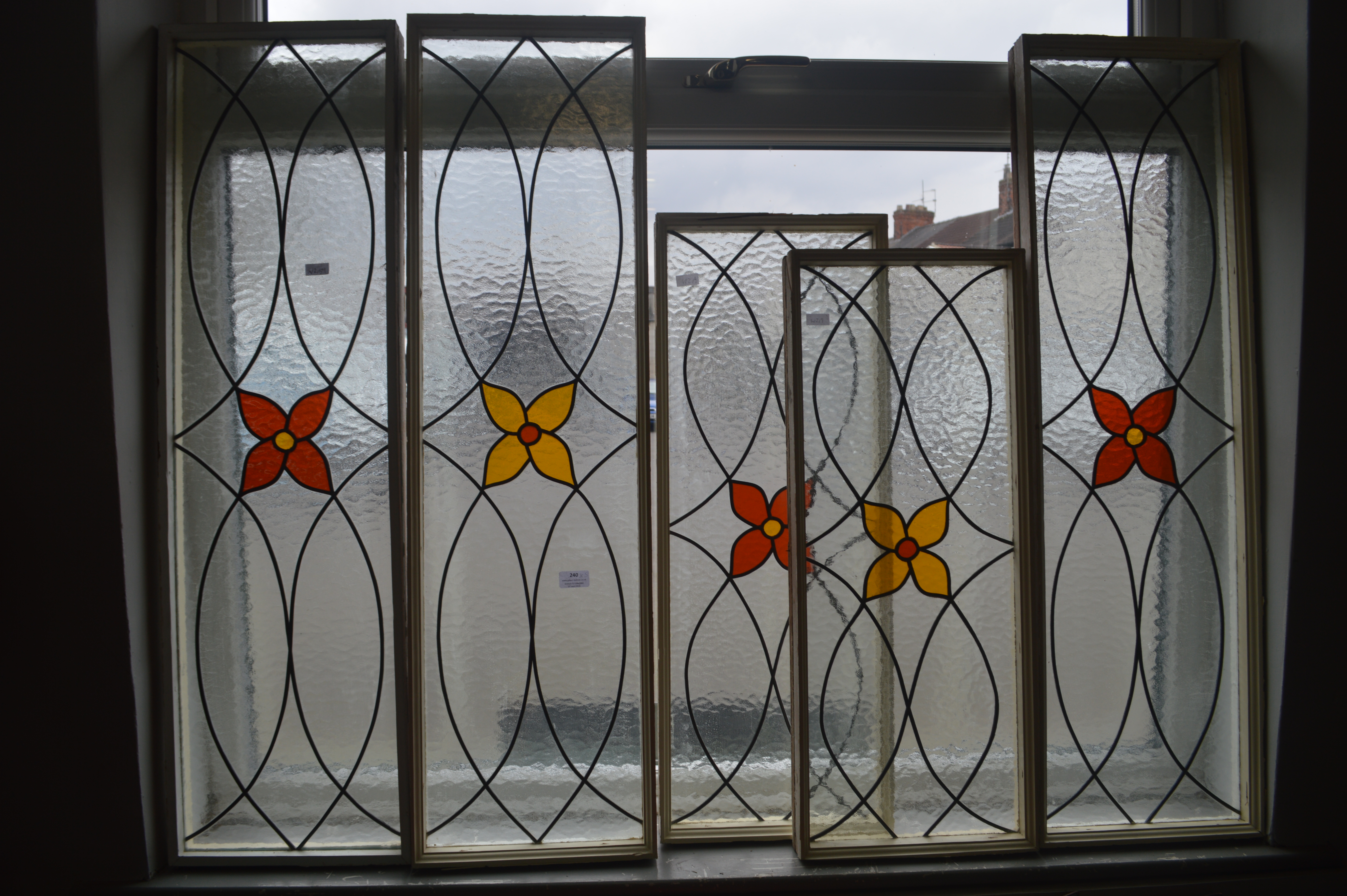Five Leaded Glass Windows
