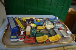 Assorted Corgi and Dinky Diecast Vehicles