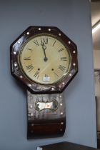 Wall Clock with Moher of Pearl Inlay