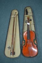 Violin and Case with Bows