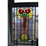 Leaded Glass Window Panel