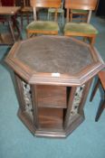 Octagonal Canadian Storage Table by Deiel Craft, C