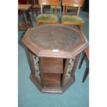 Octagonal Canadian Storage Table by Deiel Craft, C