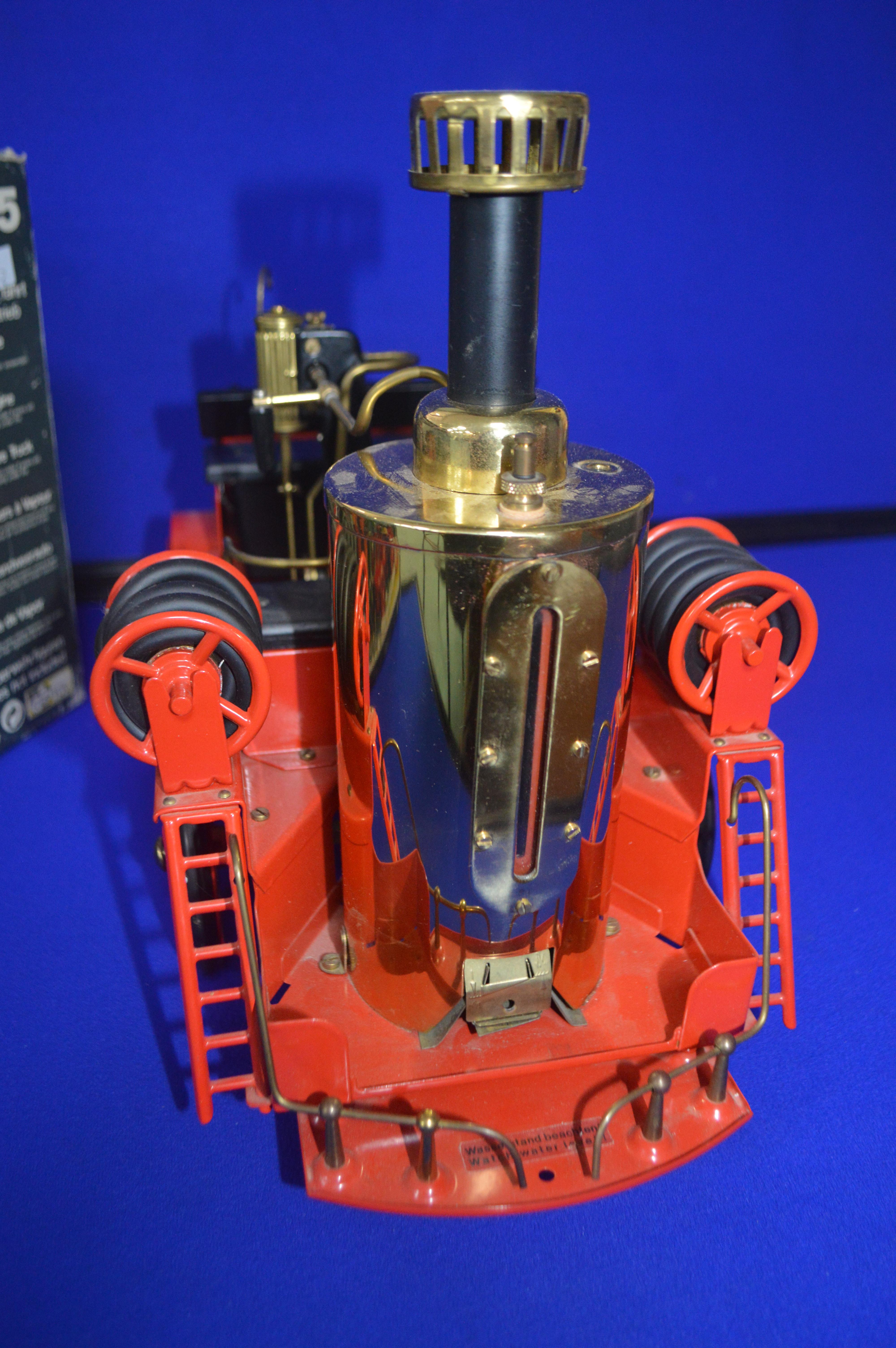 Wilesco D305 Model Live Steam Fire Engine with Original Packaging - Image 2 of 4