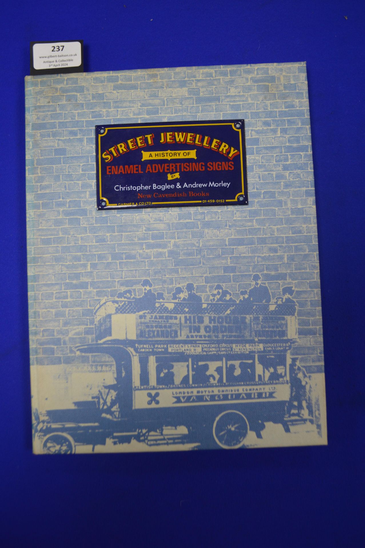 Street Jewellery Enamel Advertising Sign Reference Book 1st Edition 1978