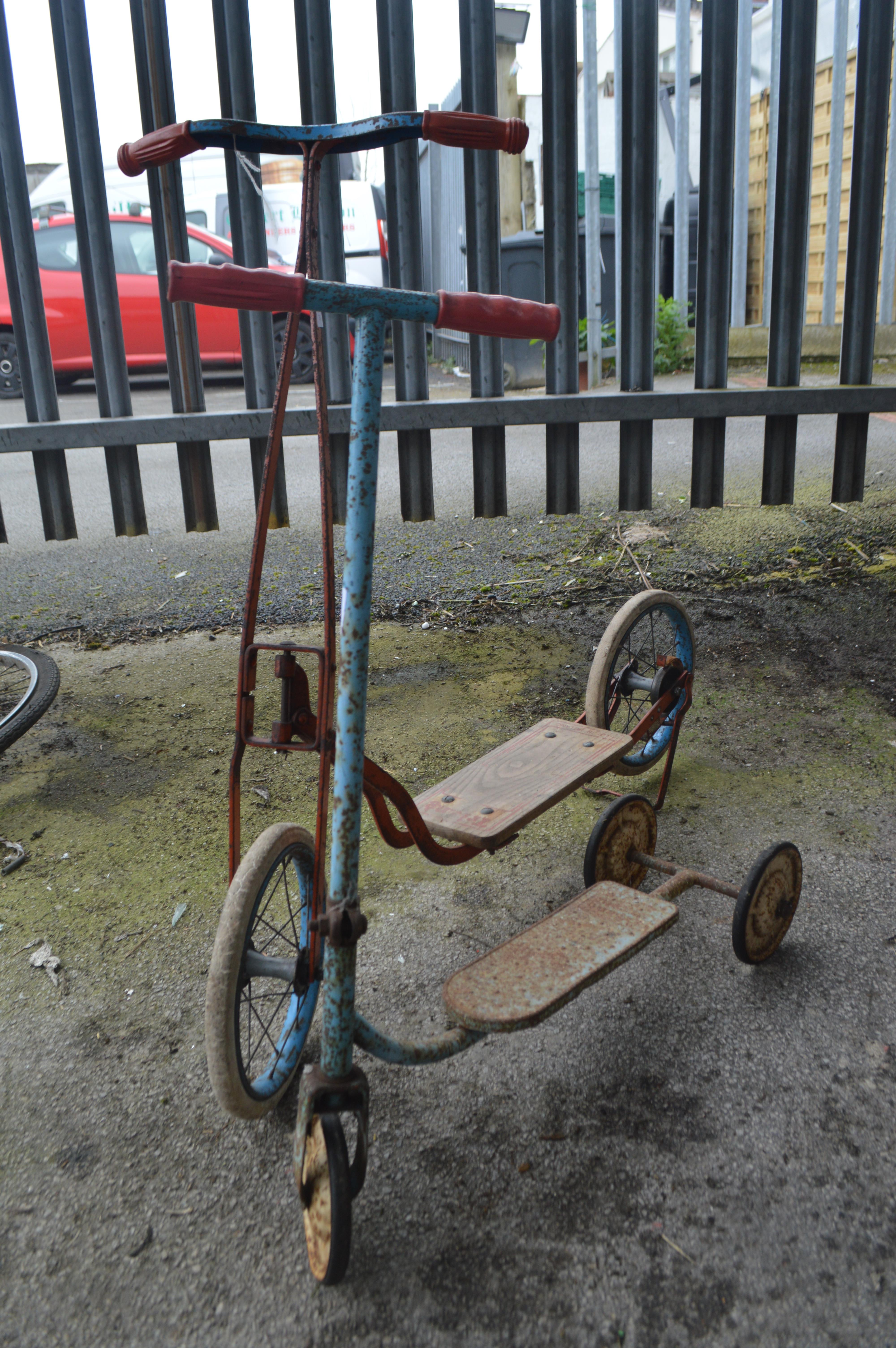 Two Triang Child's Scooters